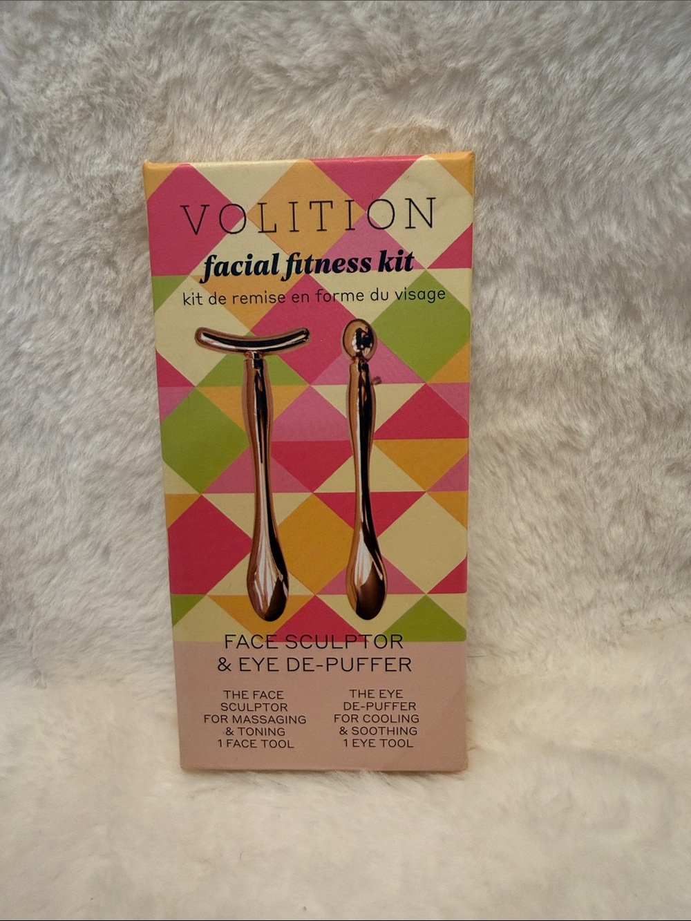 Volition Beauty Facial Fitness Kit – Face Sculptor & Eye De-Puffer (New in Box)